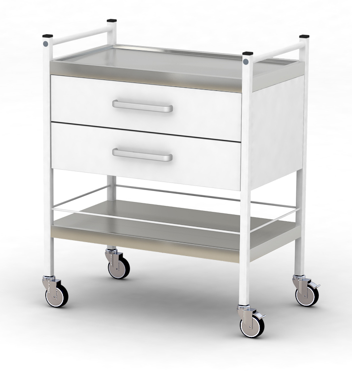 Стіл медичний маніпуляційний зі стільницею з нержавійки Amed СА4.210